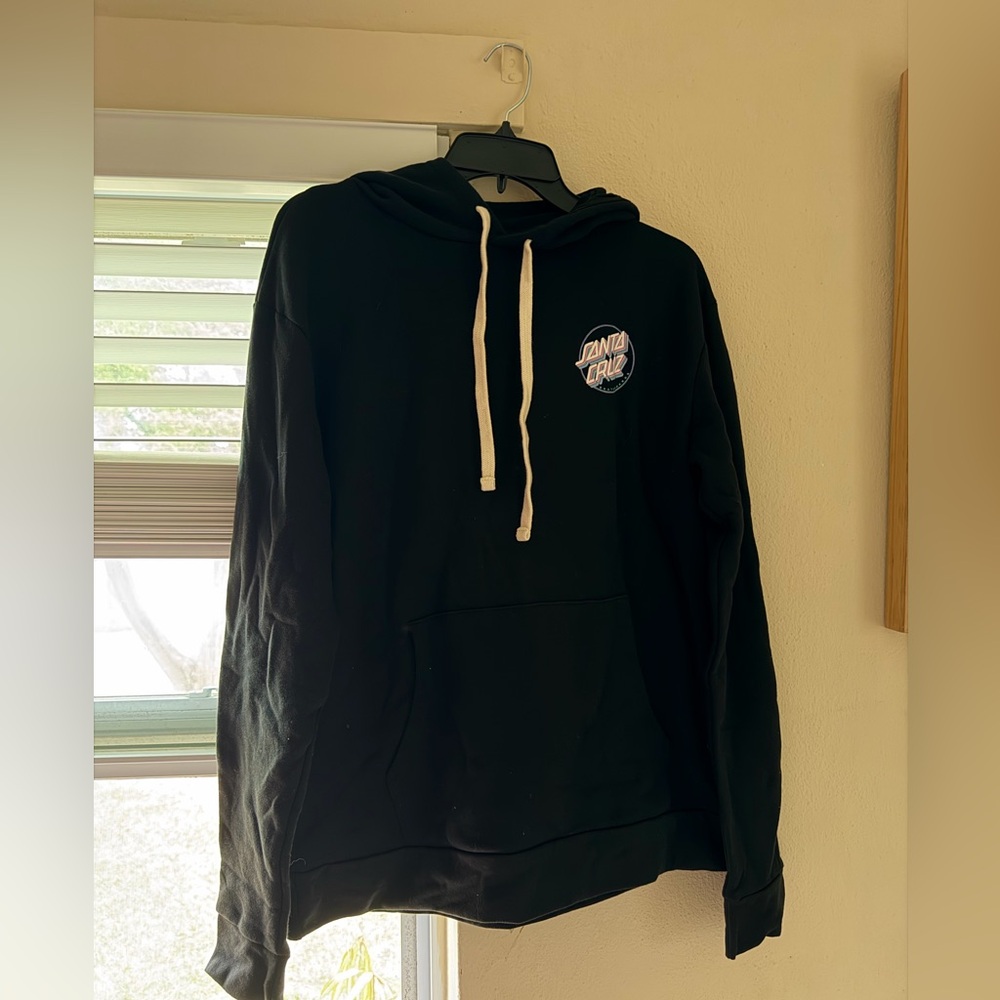 Santa Cruz Skateboards Black Hoodie NWT